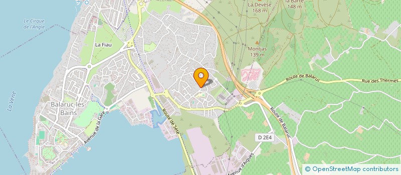 localisation de l'entreprise DU 4 RUE DES ROMARINS  BALARUC-LES-BAINS