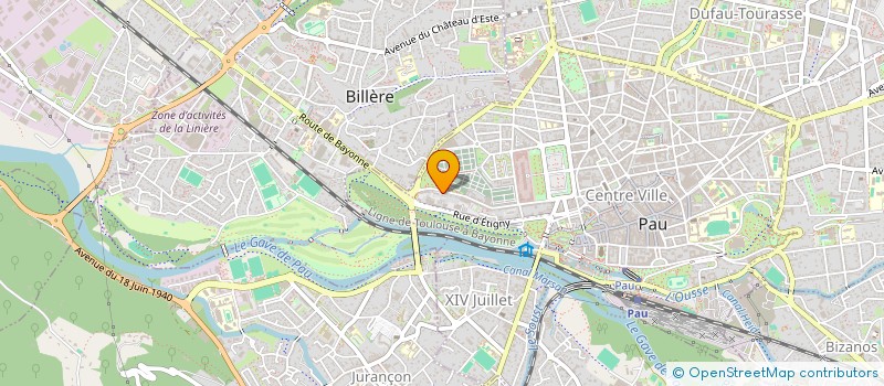 localisation de l'entreprise DU 45 AV DU 18EME RI à PAU