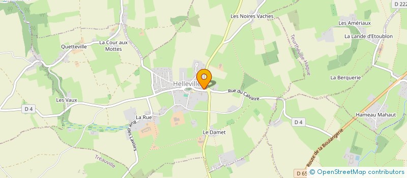 localisation de l'entreprise DU 4A  HELLEVILLE
