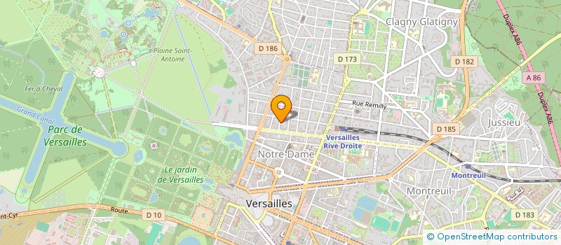 localisation de l'entreprise DU 5 RUE NEUVE NOTRE DAME à VERSAILLES