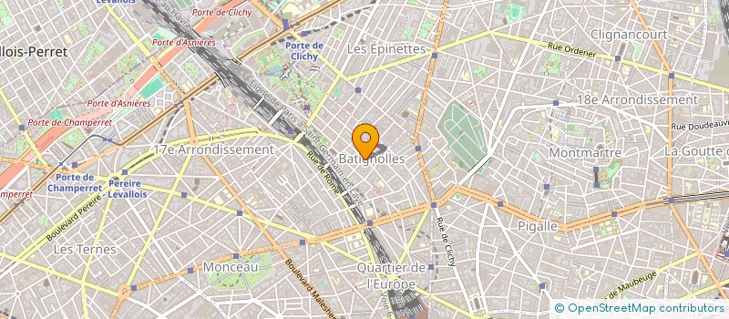 localisation de l'entreprise DU 50 RUE TRUFFAUT  PARIS