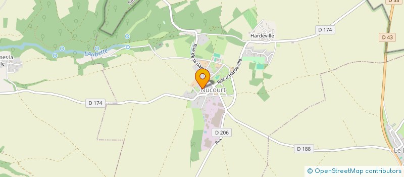 localisation de l'entreprise DU 52 AVENUE DU PRESIDENT WILSON  NUCOURT