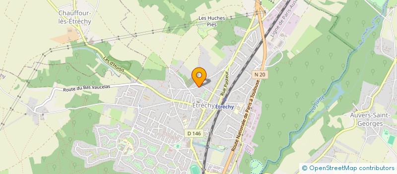 localisation de l'entreprise DU 54  ETRECHY