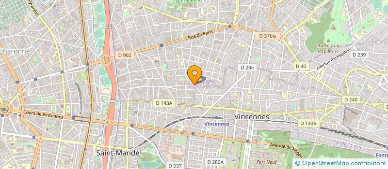localisation de l'entreprise DU 54 RUE GAMBETTA à MONTREUIL