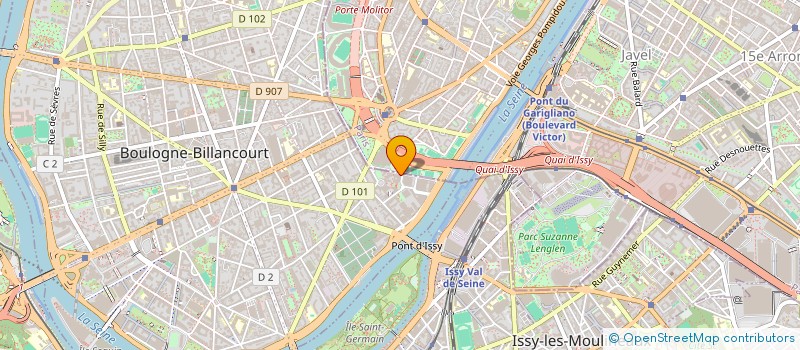 localisation de l'entreprise DU 6 RUE ROBERT ESTIENNE à BOULOGNE-BILLANCOURT