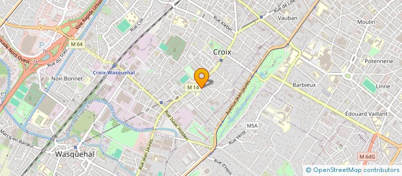 localisation de l'entreprise DU 62 RUE DE GAND à CROIX