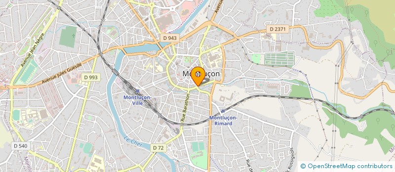 localisation de l'entreprise DU 69 BOULEVARD DE COURTAIS à MONTLUCON