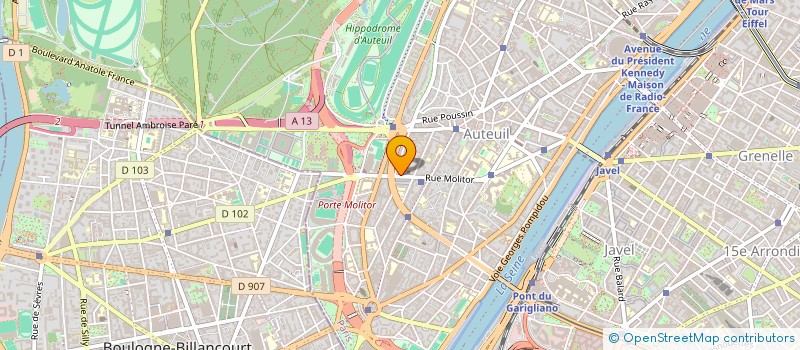 localisation de l'entreprise DU 7 RUE VICTOR BASCH  PARIS