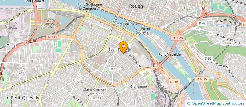 localisation de l'entreprise DU 71 RUE DES HALLETTES à ROUEN