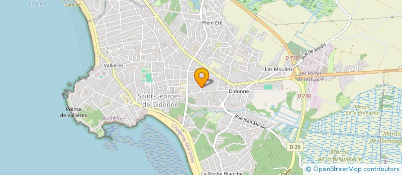 localisation de l'entreprise DU 75 AVENUE THIERS  SAINT-GEORGES-DE-DIDONNE