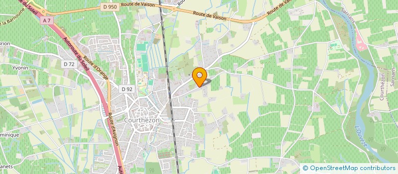 localisation de l'entreprise DU 8 MAI  COURTHEZON