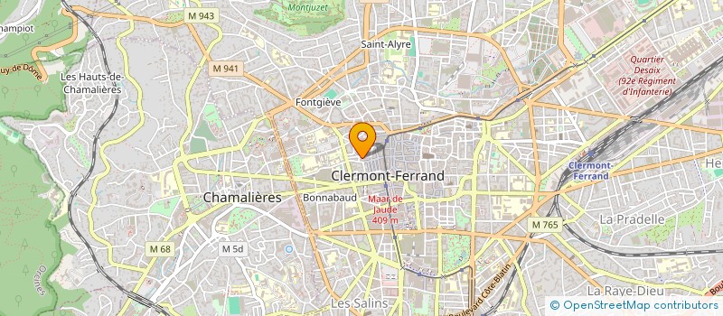 localisation de l'entreprise DU 8 RUE GERBERT  CLERMONT-FERRAND