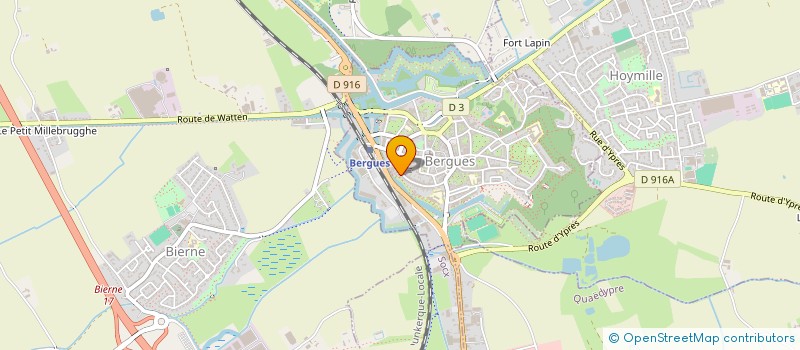 localisation de l'entreprise DU 89 RUE HENRI TERQUEM  BERGUES