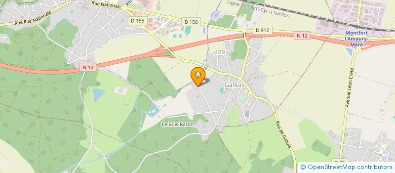 localisation de l'entreprise DU 9 CHEMIN GAULOIS  GALLUIS