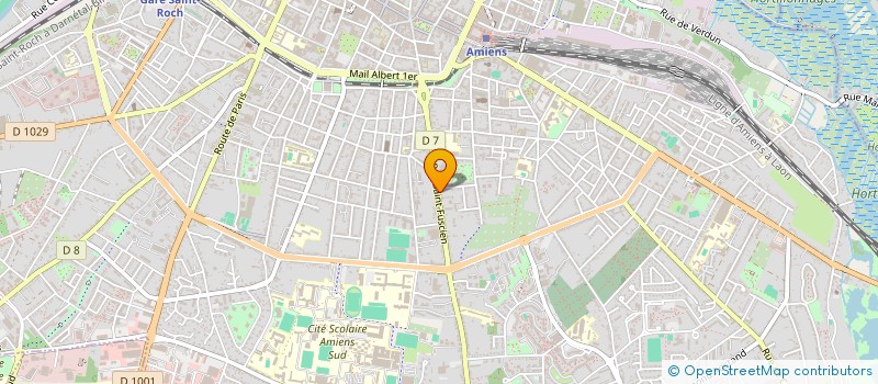 localisation de l'entreprise DU 9 RUE CAUDRON à AMIENS