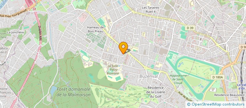 localisation de l'entreprise DU 97 TER BLD DU GENERAL LECLERC A NANTERRE à RUEIL-MALMAISON