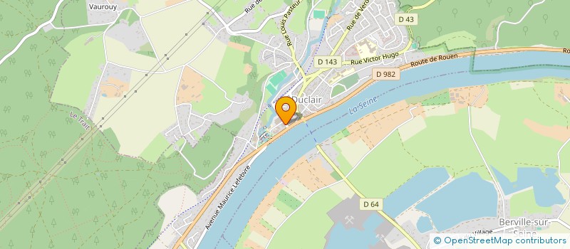 localisation de l'entreprise DU BAC  DUCLAIR