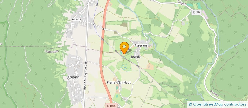 localisation de l'entreprise DU BACHET  FARGES