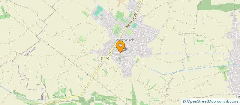 localisation de l'entreprise DU BACHGRABEN  WEITBRUCH