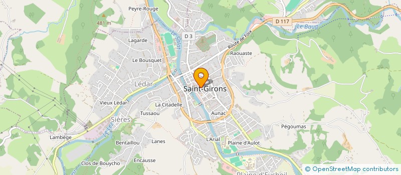 localisation de l'entreprise DU BAJUTO à SAINT-GIRONS