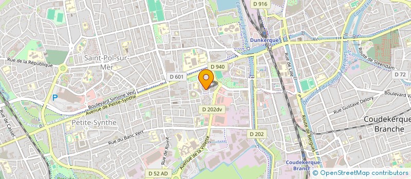 localisation de l'entreprise DU BANC VERT à DUNKERQUE