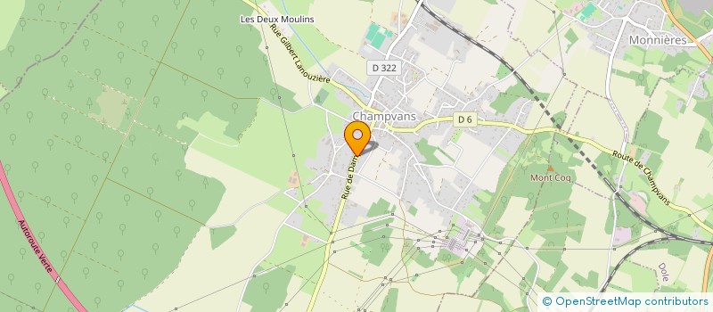 localisation de l'entreprise DU BARON  CHAMPVANS