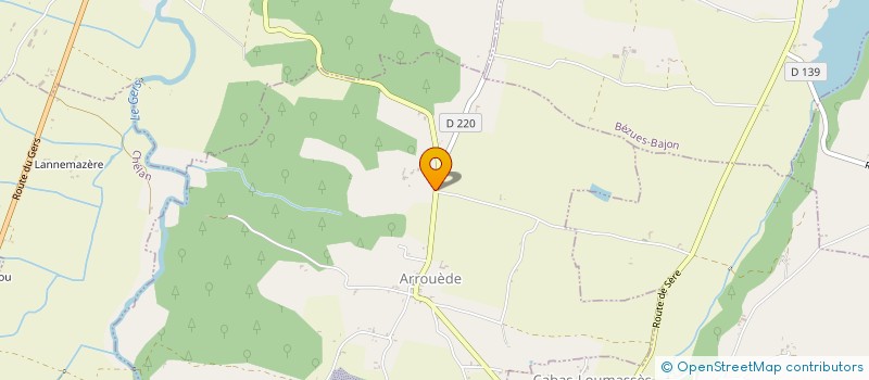 localisation de l'entreprise DU BARTAOU  ARROUEDE