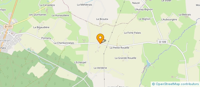 localisation de l'entreprise DU BAS BOILLON  LANDEAN