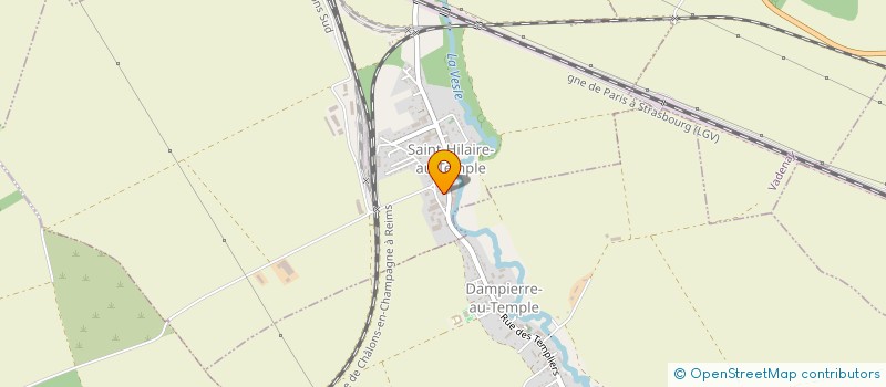 localisation de l'entreprise DU BAS DE LA CENSE  SAINT-HILAIRE-AU-TEMPLE