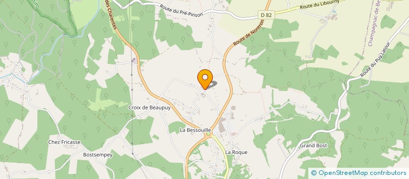 localisation de l'entreprise DU BAS DOUMEN à BRANTOME EN PERIGORD