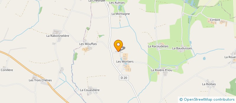 localisation de l'entreprise DU BAS MORTIER à SAINT-JULIEN-DE-VOUVANTES