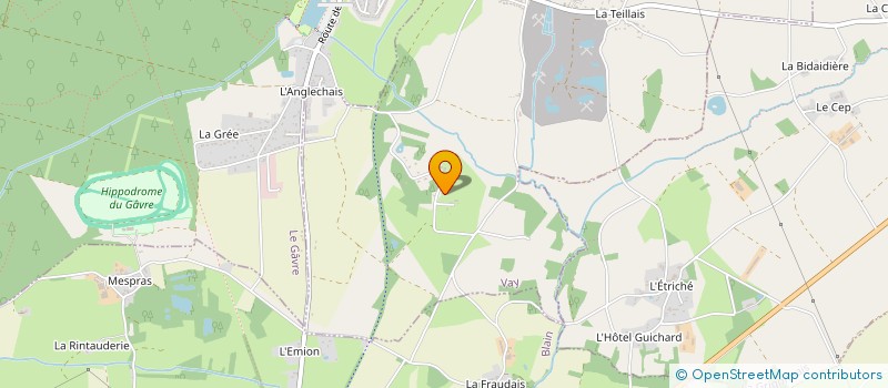 localisation de l'entreprise DU BAS VAY à VAY