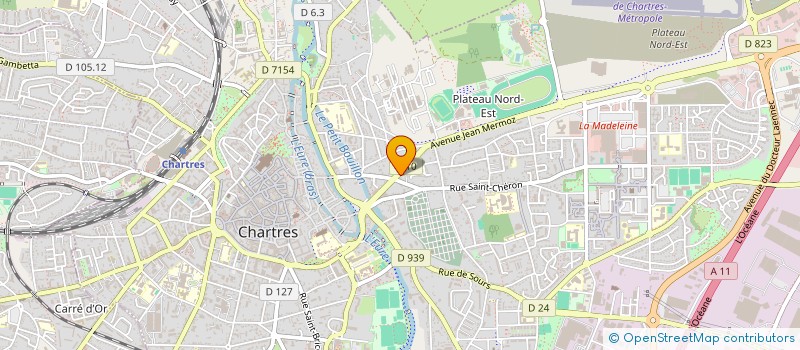 localisation de l'entreprise DU BASTION à CHARTRES