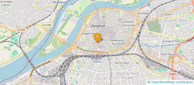 localisation de l'entreprise DU BATEAU LAVOIR  AVIGNON