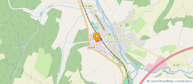 localisation de l'entreprise DU BATIMENT PROFESSIONNEL à ROLAMPONT