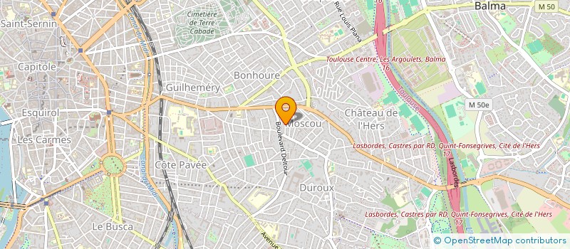 localisation de l'entreprise DU BAUME AU CORPS à TOULOUSE