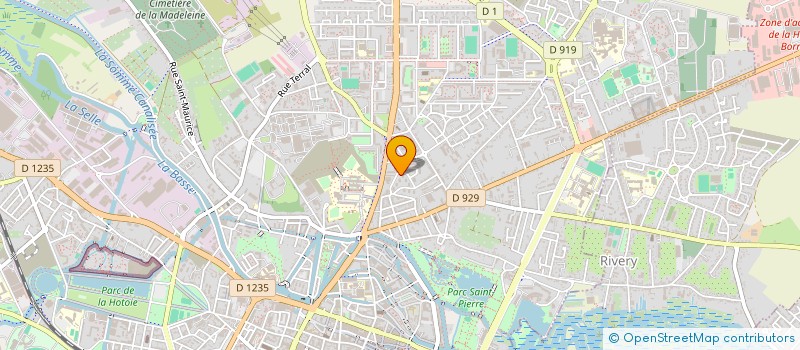 localisation de l'entreprise DU BCP à AMIENS