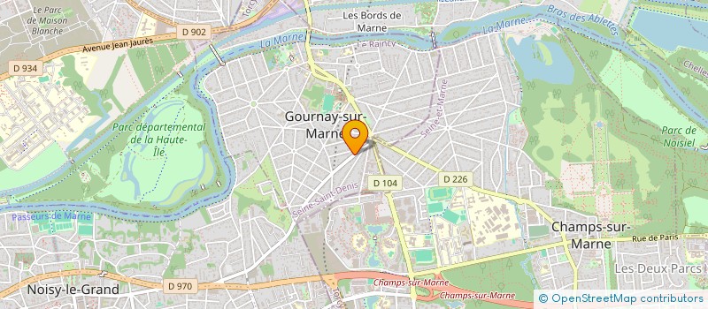 localisation de l'entreprise DU BEARN AUX CORBIERES à GOURNAY-SUR-MARNE