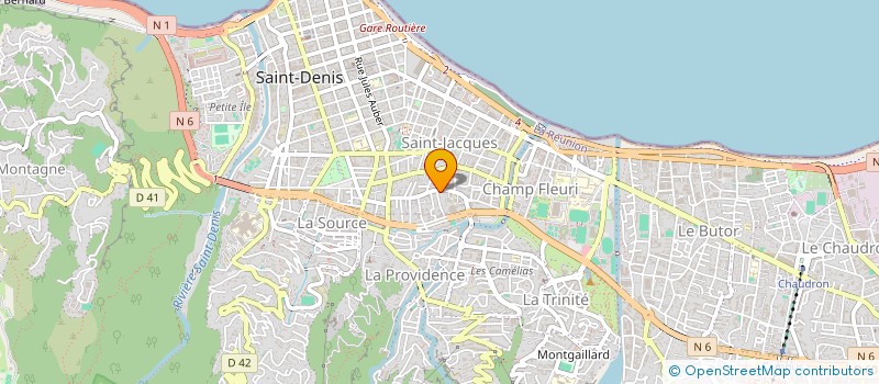 localisation de l'entreprise DU BEAU AU BON à SAINT-DENIS