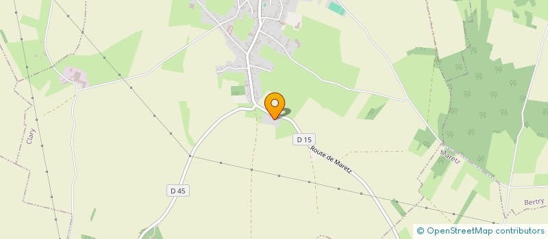 localisation de l'entreprise DU BEAU CHAMP  CLARY