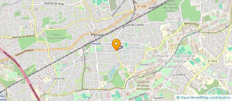 localisation de l'entreprise DU BEAU MONDE  PESSAC