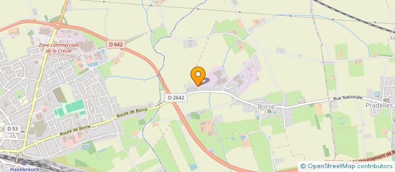 localisation de l'entreprise DU BEAU PAYS  BORRE