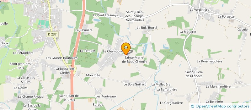 localisation de l'entreprise DU BEAU SOLEIL à LE GAVRE