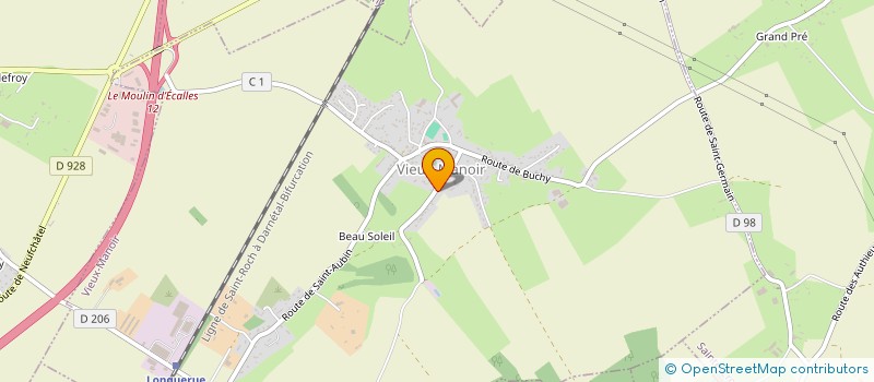 localisation de l'entreprise DU BEAU SOLEIL à LONGUERUE
