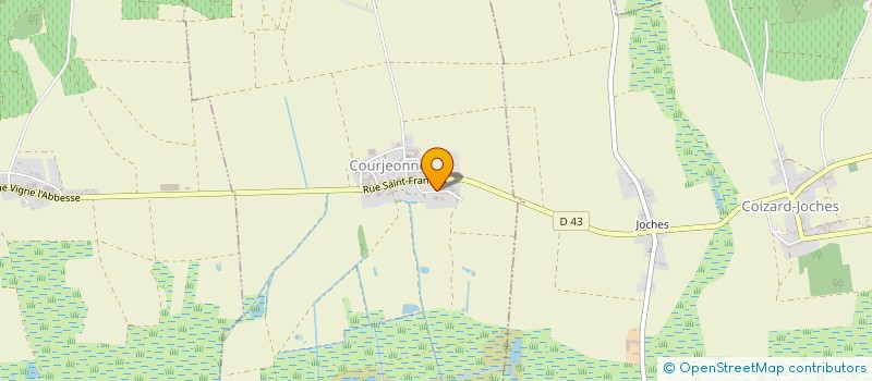 localisation de l'entreprise DU BEAUGRAND à COURJEONNET