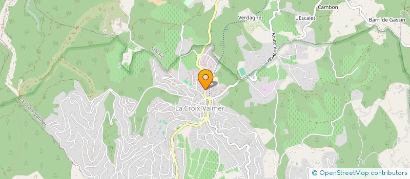 localisation de l'entreprise DU BEFFROI  LA CROIX-VALMER