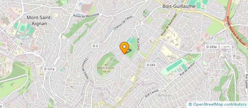 localisation de l'entreprise DU BEFFROY à BOIS-GUILLAUME