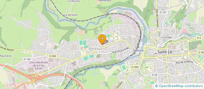 localisation de l'entreprise DU BEL  AGNEAUX