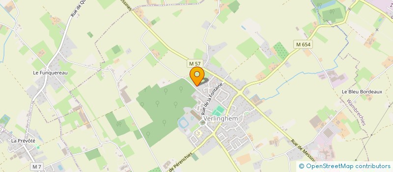 localisation de l'entreprise DU BEL AIR  VERLINGHEM