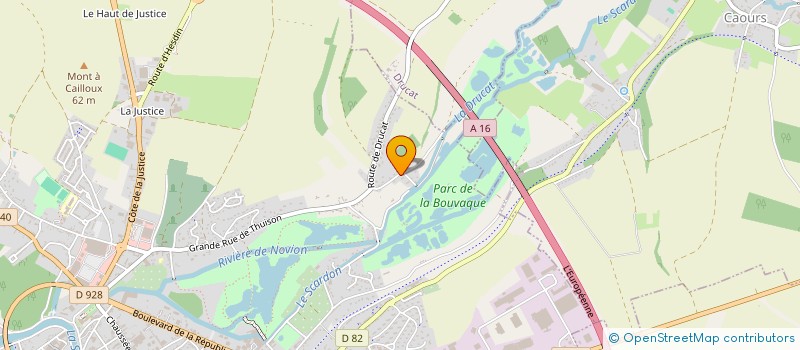 localisation de l'entreprise DU BERCAIL à ABBEVILLE